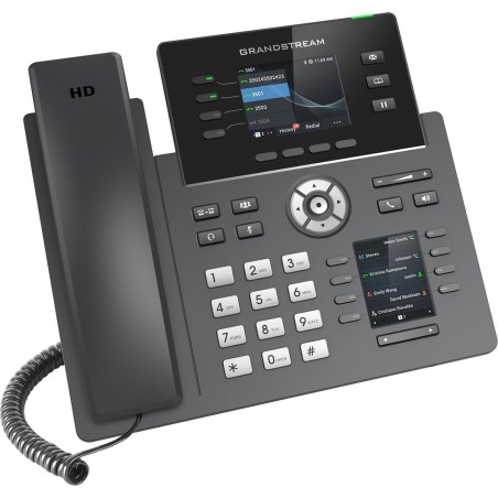 Grandstream Ip Phone Black 4 Lines Tft